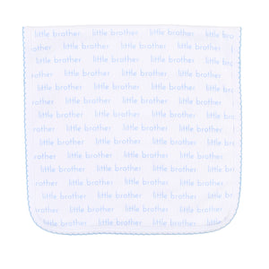 Little Sister & Little Brother Printed Burp Cloth