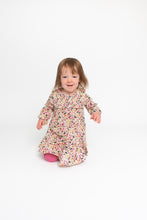 Load image into Gallery viewer, Acorn Floral Smocked Ruffle Dress/Legging