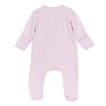 Load image into Gallery viewer, Tiny Tailgater Zip Footie Pink