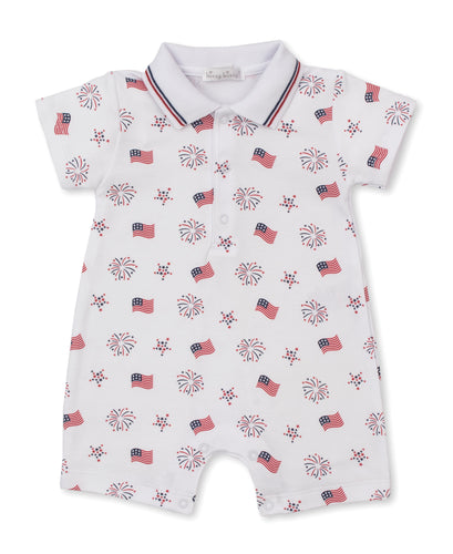 Bold Stars & Stripes Short Playsuit