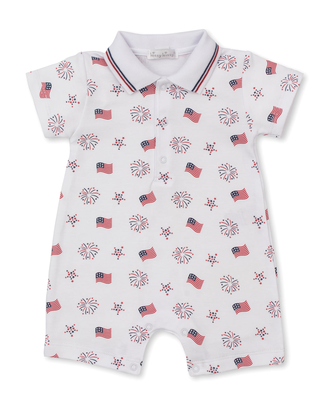 Bold Stars & Stripes Short Playsuit