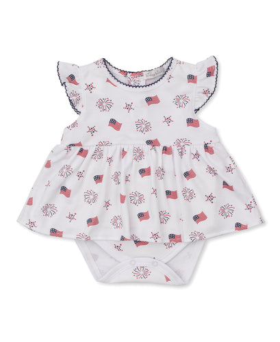 Bold Stars & Stripes Bodysuit Dress