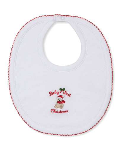 Baby's First Christmas Bib