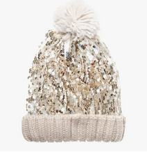 Load image into Gallery viewer, Sequin Pom Pom Hat