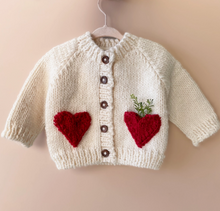 Load image into Gallery viewer, Red Heart Cardigan