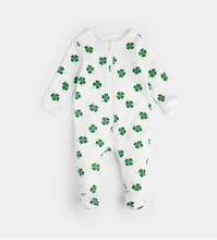 Load image into Gallery viewer, 4 Leaf Clover Footie