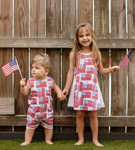 Grand Ol' Flag Romper