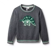 Load image into Gallery viewer, Grey Dino Sweater