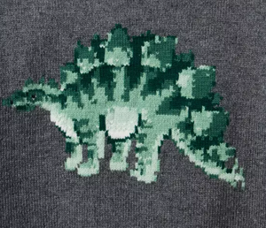 Grey Dino Sweater