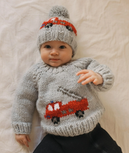 Load image into Gallery viewer, Fire Engine Sweater