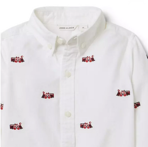 Embroidered Train Shirt