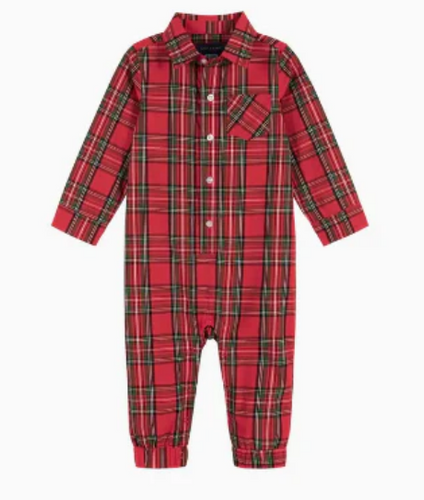 Holiday Plaid Romper