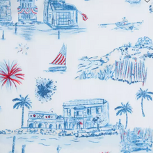 Load image into Gallery viewer, Americana Toile Romper