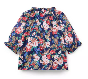 Floral Smocked Top