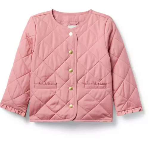 Pink Quilted Jacket