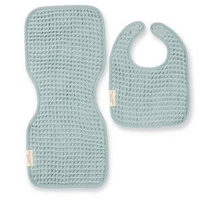 Reversible Burp & Bib Set Fog