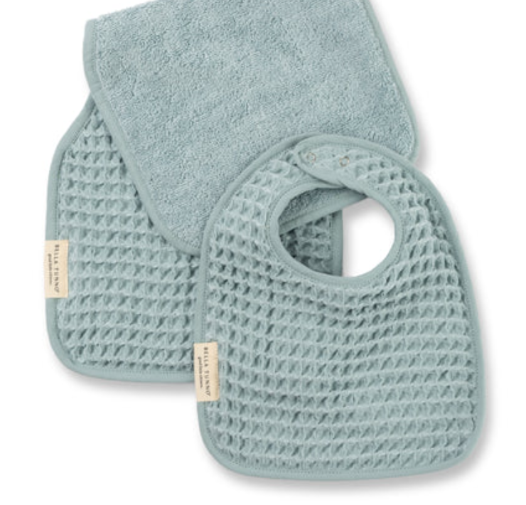 Reversible Burp & Bib Set Fog