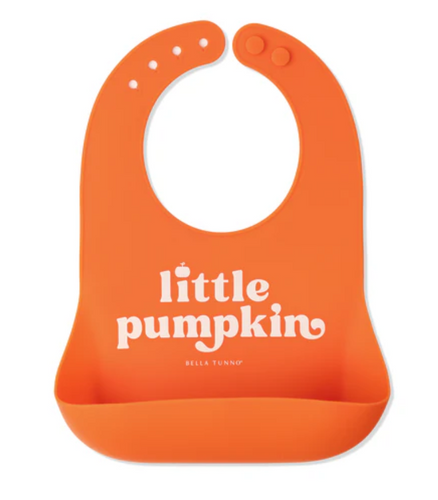 Little Pumpkin Silicone Bib