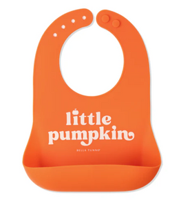 Little Pumpkin Silicone Bib
