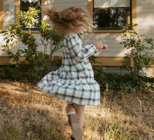 Load image into Gallery viewer, Plaid Tiered Dress