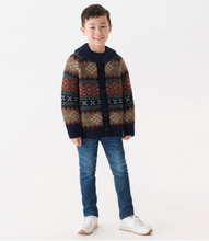 Load image into Gallery viewer, Fair Isle Shawl Collar Sweater