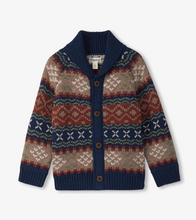 Load image into Gallery viewer, Fair Isle Shawl Collar Sweater