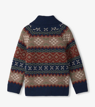 Load image into Gallery viewer, Fair Isle Shawl Collar Sweater