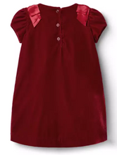 Load image into Gallery viewer, Velvet Shoulder Bow Dress