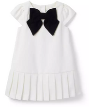Load image into Gallery viewer, Ivory Bow Pleat Dress