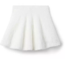 Load image into Gallery viewer, Ivory Fuzzy Skirt