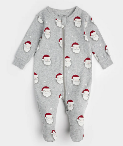 Gray Santa Footie