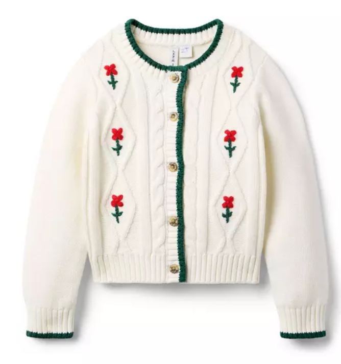 Embroidered Cardigan