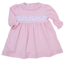 Load image into Gallery viewer, Valentine's Classic Smocked Dress