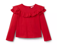 Load image into Gallery viewer, Red Ruffle Top
