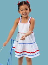 Load image into Gallery viewer, Americana Ric Rac Dress