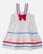 Load image into Gallery viewer, Americana Ric Rac Dress