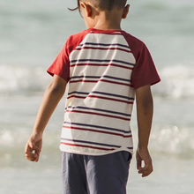 Load image into Gallery viewer, Stripe Tee &amp; Short Set