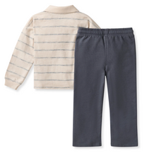 Load image into Gallery viewer, Stripe Polo Tee Set