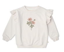 Load image into Gallery viewer, Bloom Fleece Ruffle Sweatshirt