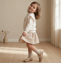Load image into Gallery viewer, Gingham Twill Skirt