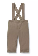 Load image into Gallery viewer, Camel Corduroy Suspender Pant