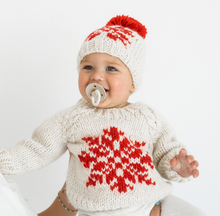 Load image into Gallery viewer, Snowflake Sweater Cream
