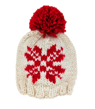 Load image into Gallery viewer, Snowflake Hat Cream