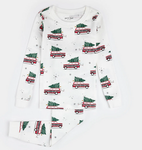 Christmas Tree On Car Pajamas