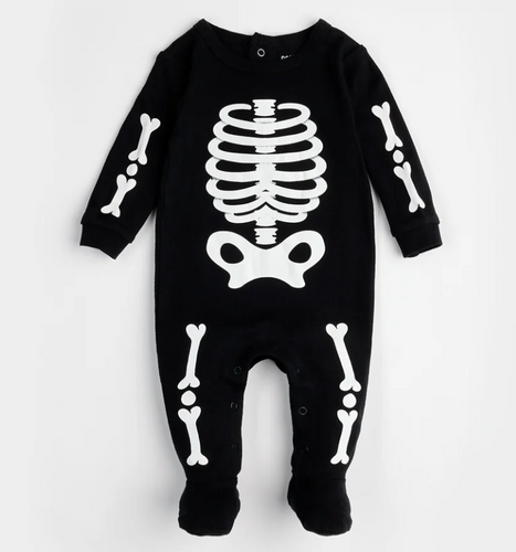 Skeleton GLOW IN THE DARK Footie