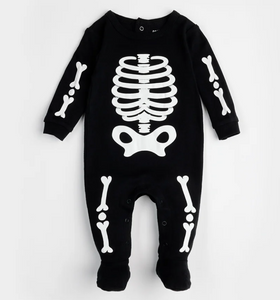 Skeleton GLOW IN THE DARK Footie
