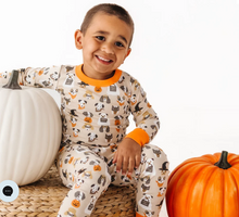 Load image into Gallery viewer, Halloween Hounds Pajamas Driftwood