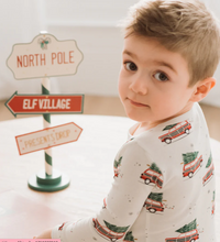 Load image into Gallery viewer, Christmas Tree On Car Pajamas