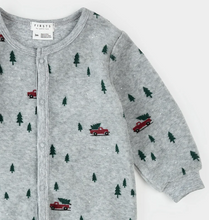 Load image into Gallery viewer, Velour Tree Footie