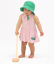 Load image into Gallery viewer, Striped Golf Polo Dress